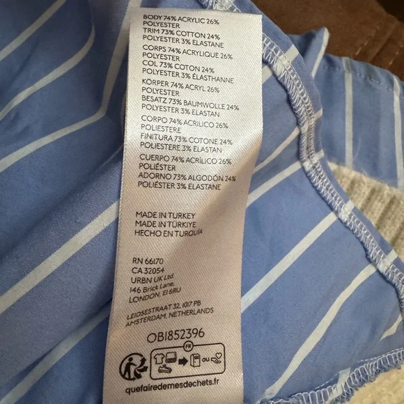 Anthropologie Women’s Oversized Cream Cable Knit Layered Sweater Size M - Picture 4 of 9